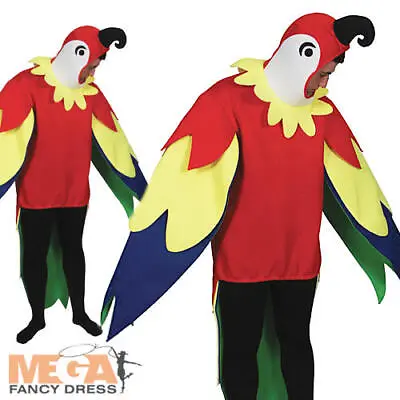£26.99 • Buy Polly Parrot Adult Fancy Dress Pirate Animal Bird Mens Ladies Novelty Costume 