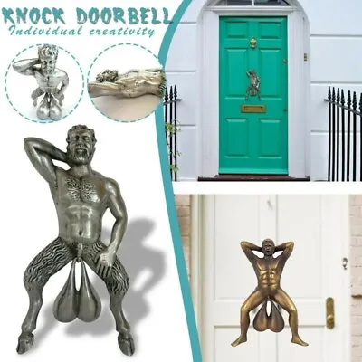 Door Knocker Wall Sculpture Ornament Garden Home Outdoor Outside Shop Decor • £7.51