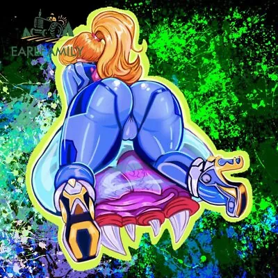 EARLFAMILY 5.1  Samus Aran Hentai Sexy Ass Car Sticker Windows Decal Anime Decor • $3.79