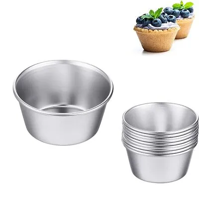 £6.26 • Buy Tumblers Round Cookie Pudding Mould Baking Tool Egg Tart Mold Muffin Cup