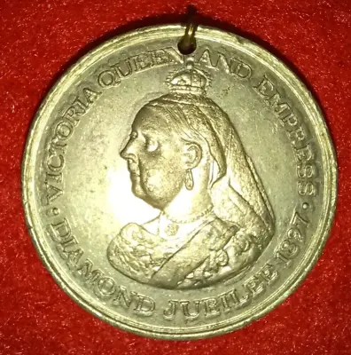 Queen Victoria Diamond Jubilee Royalty Commemorative Medallion No Suspension • $18.29