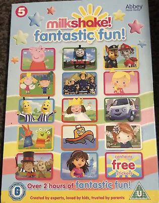 Milkshake Fantastic Fun [DVD] WITH FREE STICKERS - Chil Over 2 Hours Of Fun • £1.99