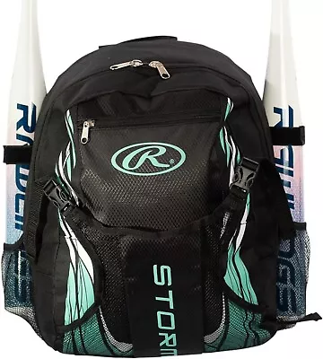 Storm Girls Softball Bag - Sized For Youth Softball Backpack For Girls Or Tball • $34.99