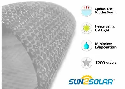 Sun2Solar 1200 Series Rectangle Swimming Pool Solar Cover Heater - Choose Size • $379.92