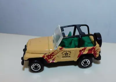 Matchbox  Jeep Wrangler Black Star Ranch • $2.99