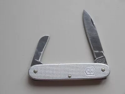 Ultra Rare! Victorinox Electrician Apprentice Alox Silver Cross Swiss Army Knife • $129