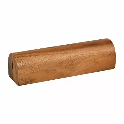 Menu Holder Made Of Acacia Wood - Rounded 130 X 35 X 35mm Size - A4 • £12.43