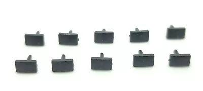 Hornby Triang 10 Black Rectangle Head X8106 X6401 L7640 Buffers Train Class 92 • £5.49