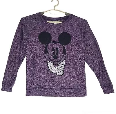 Disney Parks Mickey Mouse Womens Long Sleeve Size Medium Sweatshirt Lightweight • $10