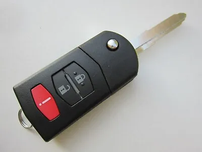 Oem Mazda 2 3 5 Cx7 Cx9 Flip Key Fob Keyless Remote Alarm Bgbx1t478ske12501 • $25.95