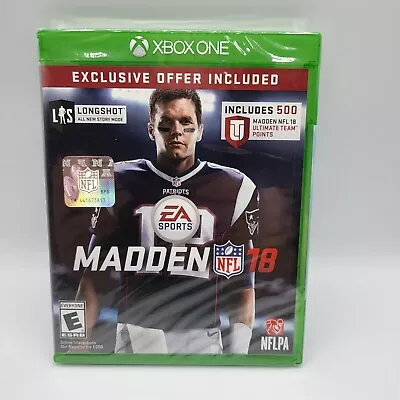 Madden NFL 18 (Microsoft Xbox One XB1) - NEW SEALED • $9.50