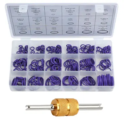 270pcs Assortment Kit Car HNBR A/C System Air Conditioning O Ring Seals Set Tool • $10.59