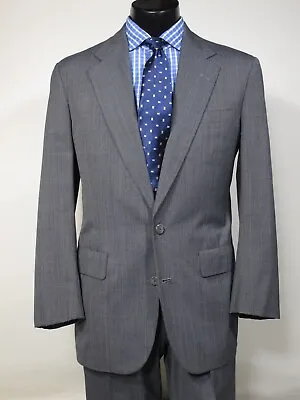 Brooks Brothers Golden Fleece Hand Made Suit 39 40R Gray Wool Martin Greenfield • $275