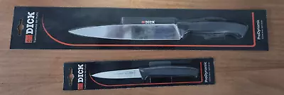 F.Dick 2 Knife Set 21cm Pro Dynamic Carving Knife Black & 3 Inch Paring Knife • $68.50