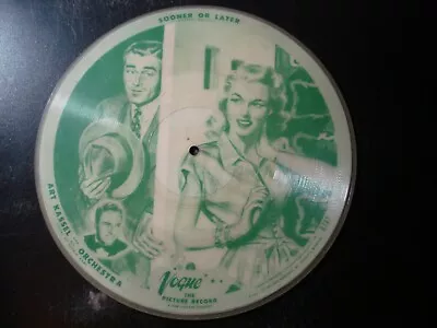 Art Kassel Sooner Or Later  78 Record Picture Disc Vogue R-781 • $17.99