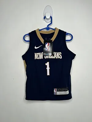 Nike NBA New Orleans Zion Williamson Jersey Baby Toddler & Boys Sizes Basketball • $24.99