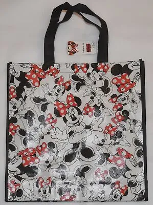 Minnie Mouse Disney BAG TOTE Multi SHOPPER SHOPPING SHOULDER WIPE CLEAN BNWT • £11.99