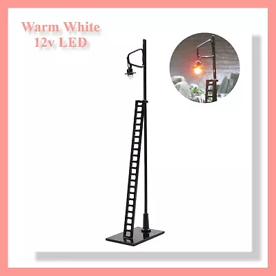 Yard Lighting 12v LED With Ladders - Warm White  (1pcs) For OO Gauge • £5.99