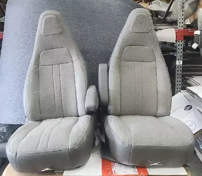 97-23 Chevy Express/GMC Savana Van LH & RH Gray Cloth Power Bucket Seats BLEM • $349.99