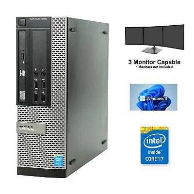 Dell OptiPlex 9020 SFF Core I7 32GB Ram 1TB SSD Windows 11 Computer Desktop WIFI • $299