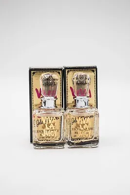 2 Viva La Juicy Gold For Women By Juicy Couture EDP SPLASH 5 ML- New - BOXED X 2 • $20