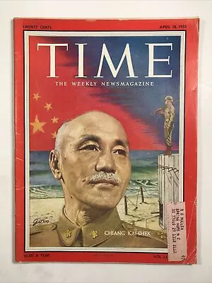 Time Magazine April 18 1955 Vietnam's Chiang Kai-Shek -full Magazine • $31.96