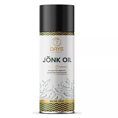 7 DAYS Jonk Hair Oil Growth Hair And Shine&Control Hair Loss Dandruff - 100 Ml • $27.83