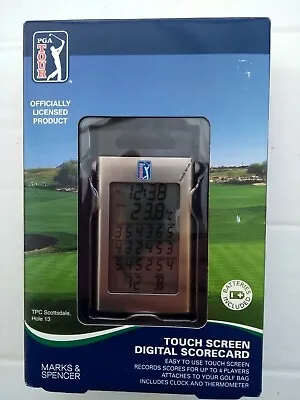 Marks And Spencer Official PGA Tour Licensed Digital Touch Screen Golf Scorecard • £12.50