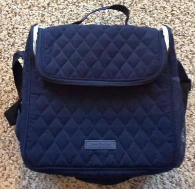 Vera Bradley Quilted Navy Blue Lunch Tote • $7.99