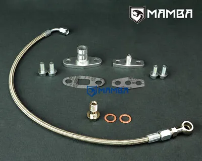 MAMBA Turbo Oil Feed & Return Line Kit For Nissan 300ZX VG30ET Z31 W/ Garrett T3 • $60.50