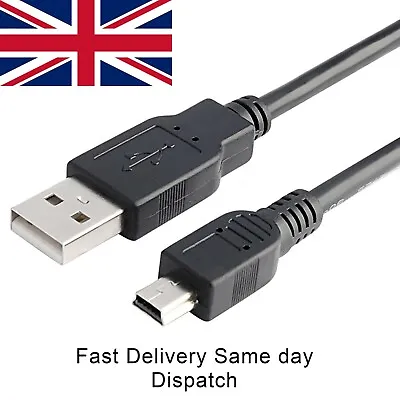 Mini USB Data Charger Cable Cord SAT NAV Garmin Nuvi/TomTom - 1 Meter • £3.49