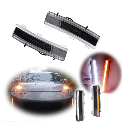 For 2006-2009 Nissan 350z LCI LED Turn Signal Lights Side Marker Lamps With DRL • $44.99