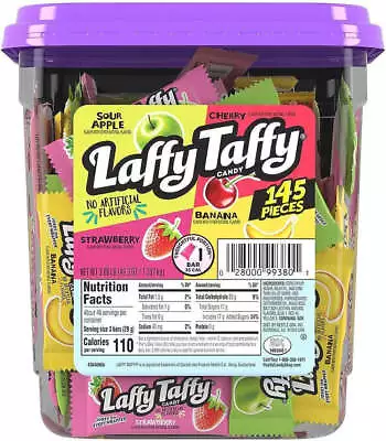 Laffy Taffy Assorted Mini's 145ct Tub - 1397g • £24.99