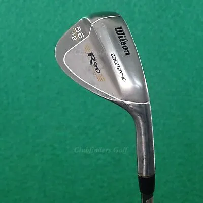 Wilson R90 Sole Grind 56-12 56° SW Sand Wedge Stepped Steel Stiff • $34.99