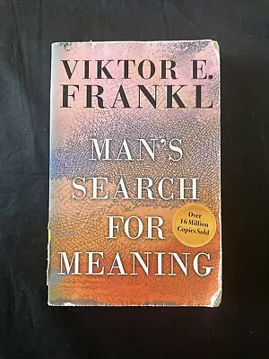 Man's Search For Meaning - Paperback By Frankl Viktor E. - Very Good • $6.99