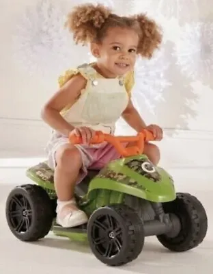 EVO Camo Mini Quad Kids Ride On 6V Rechargeable Green Ages 2- 5 Years 6218 • £36.99