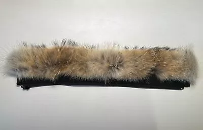 Canada Goose Coyote Fur Trim Replacement Authentic New Collar Large - Black • $200