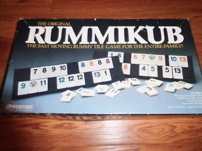 Vintage The Original Rummikub No. 400 Tile Game Pressman 1990 COMPLETE • $14