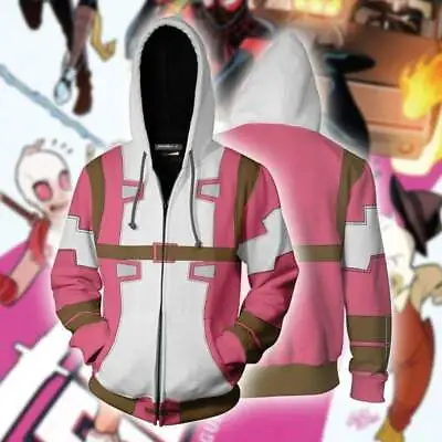 Lady Deadpool Wanda Hoodie Cosplay Costume Jumper Hooded Sweater Jacket • $58.67