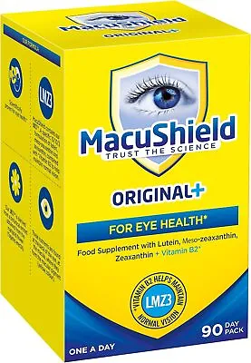 MacuShield Original Formula Capsules 90 Free & Fast Delivery • £22.98