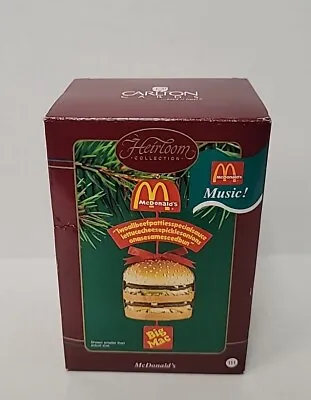 Carlton Cards Heirloom Collection McDonald’s Big Mac Ornament TESTED AND WORKING • $59.99