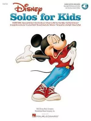 Disney Solos For Kids [With CD (Audio)]: 10 Great Songs By Nicholas (English) Pa • £20.99