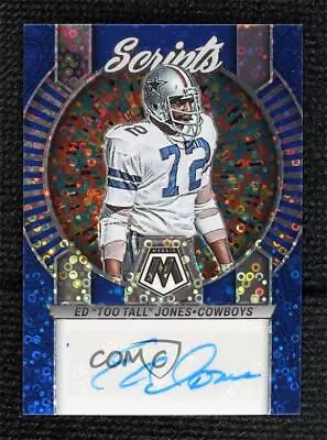 2023 Panini Mosaic Scripts No Huddle Blue Prizm Ed Too Tall Jones #S50 Auto • $5.51