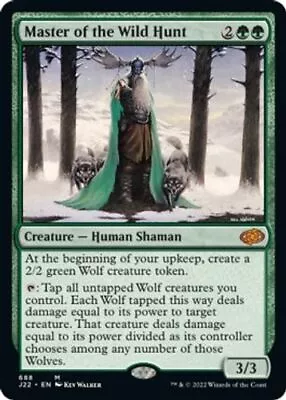 MTG Master Of The Wild Hunt J22 Mythic Normal #688 • $3.63