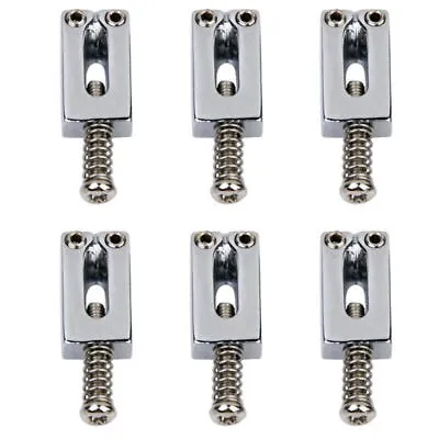 6 Roller Bridge Tremolo Saddles Wrench Spare Parts For Fender Strat Tele Guitar • $11.59