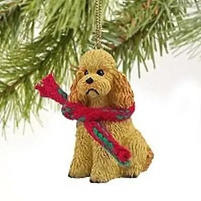 £8.99 • Buy Apricot Poodle Christmas Tree Figurine Decoration/Ornament Dog Present/Gift