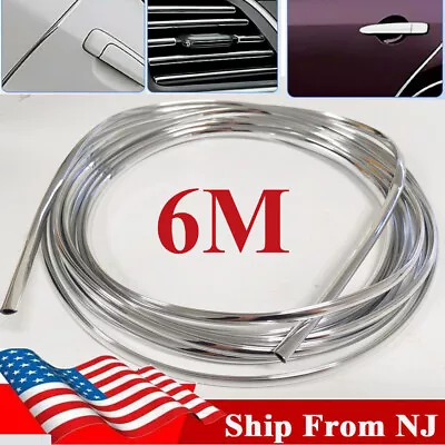 20FT Car Interior Air Conditioning Air Outlet Decorative Strip U-Shaped Red • $13.81