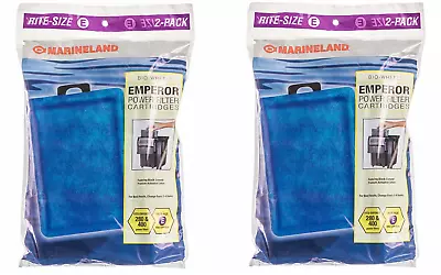 Marineland Rite Size E Cartridge 2 Pack Emperor Bio-wheel Cartridges  2x Bags • $13.79