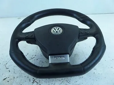 VW Jetta GLI Flat Bottom DSG Steering Wheel MK5 06-09 OEM • $299.99