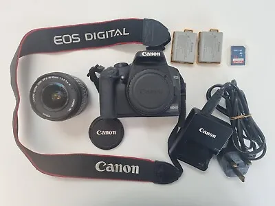 Canon EOS 1000D DSLR W 18-55mm Lens Charger SD Card - WELL USED COND. FUNGUS • £65